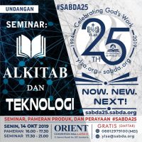 Celebrating God Works — #SABDA25: Now, New, and Next « Blog SABDA