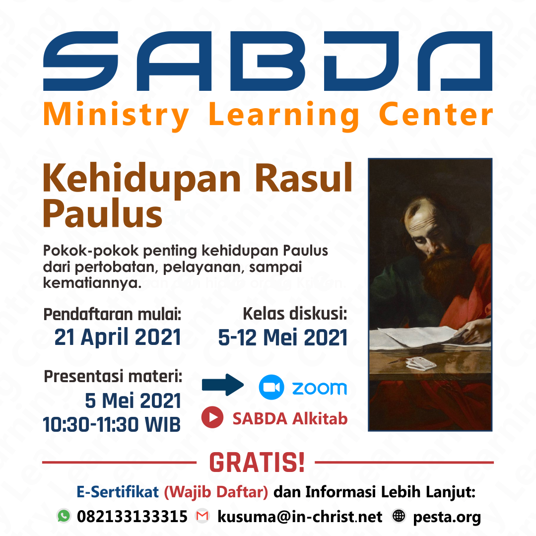 Pengalaman dalam Memoderasi Kelas Kehidupan Rasul Paulus (KRP) — SABDA MLC