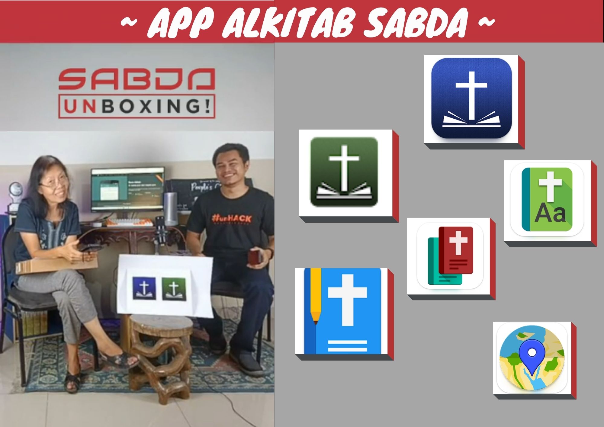 Berbagi tentang Aplikasi Alkitab SABDA dalam SABDA Unboxing! “App Alkitab”