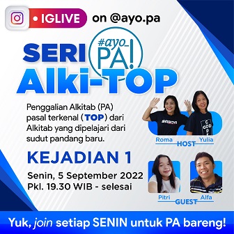 Menggali dan Menemukan Pelajaran Penting Melalui PA Online Bareng Seri Alki-TOP