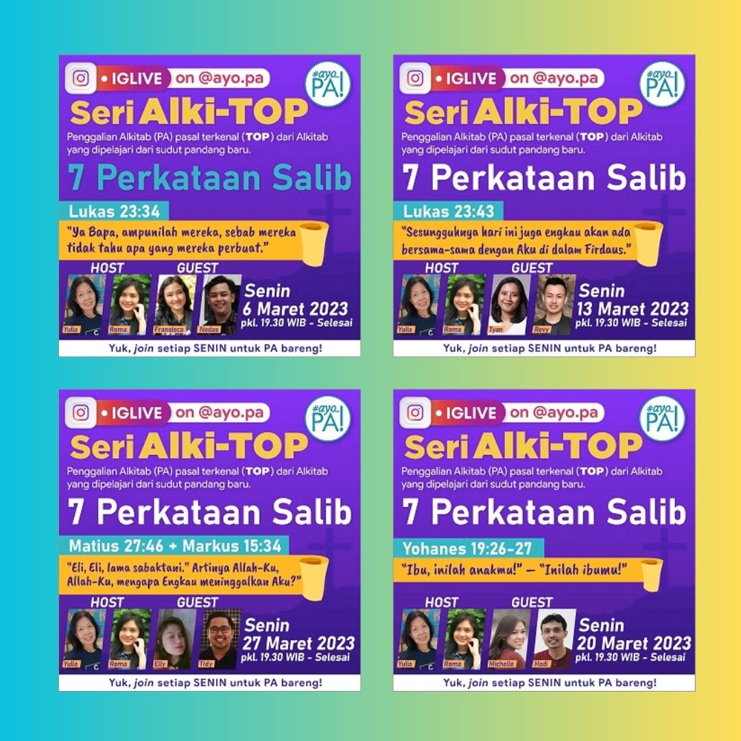 PA “7 Perkataan Salib”