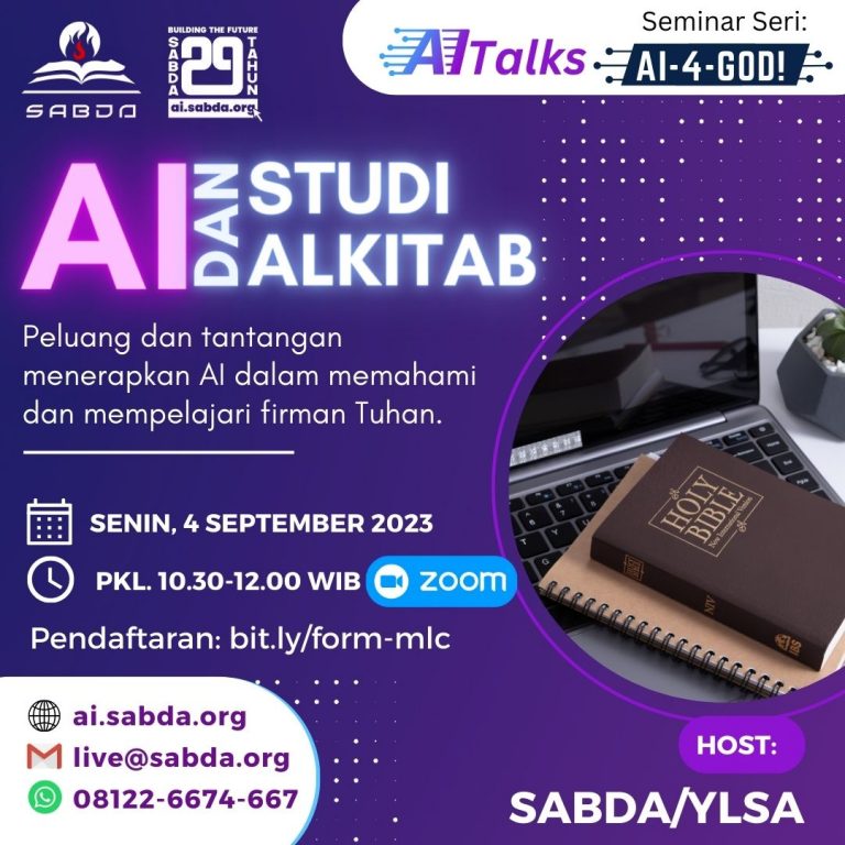 Bagaimana Menggunakan AI Untuk Studi Alkitab? « Blog SABDA