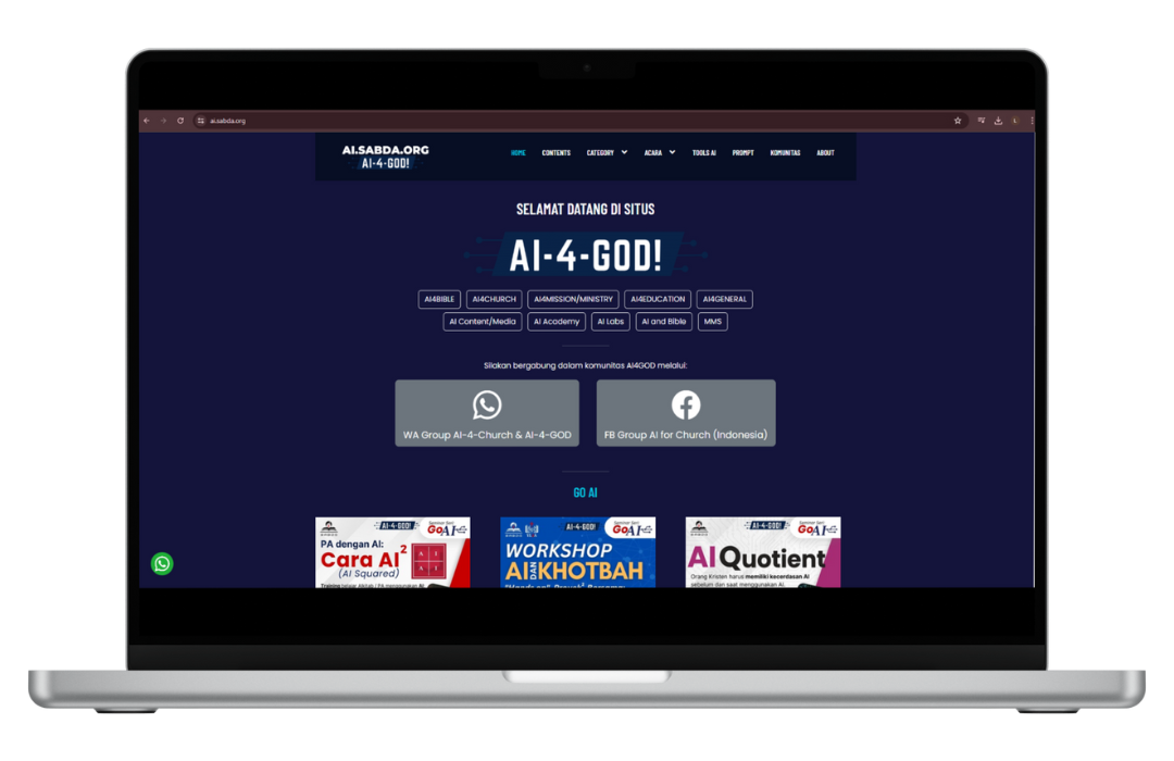Menjelajahi Dunia AI Bersama Situs ai.sabda.org